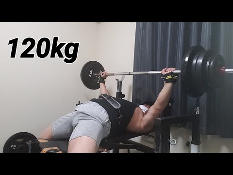 【BP.MAX挑戦】ベンチプレス120kg