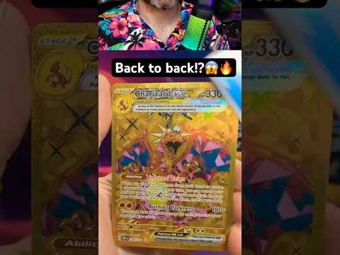 Back to Back Charizards!? NO WAY! 🔥😱 #pokemon #pokemontcg #pokemoncommunity