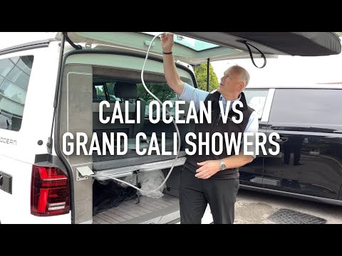 VW California Ocean vs Grand California SHOWERS!