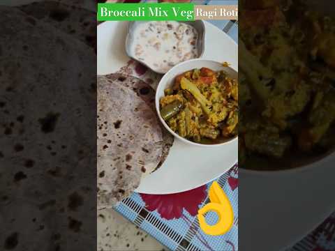 Brocalli Veg Ragi Roti #sundayspecial #milletdishes #healthy