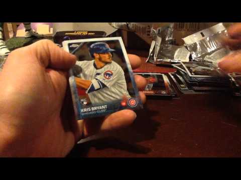 2015 Topps Chrome Baseball Jumbo Box Break