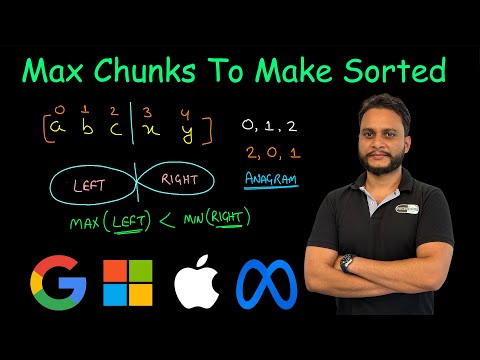 Max Chunks To Make Sorted | Leetcode 769