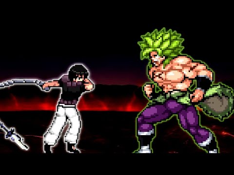 Toji Fushiguro V4 (Inseph) (New) VS Broly DBS in Jump Force Mugen