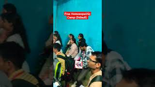 Free Medical Camp | Hope For hopeless | Homoeopathy #shorts #medical