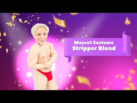 Stripper Blond Mascot Costume