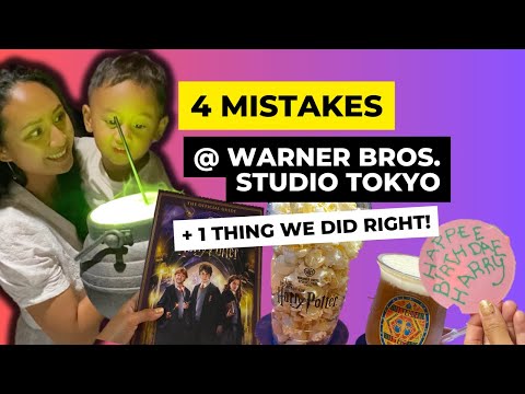 Four Mistakes We Made at Warner Bros  Studio Tour Tokyo (+ One Thing We Absolutely Did Right!)