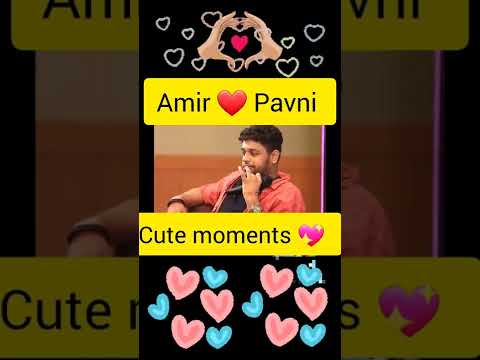 குஷி ஆனா அமீர் | அப்படி என்ன பாவனி சொன்னாங்க |Amir ❤️ Pavni |Cute Proposal |Cute couple 💑