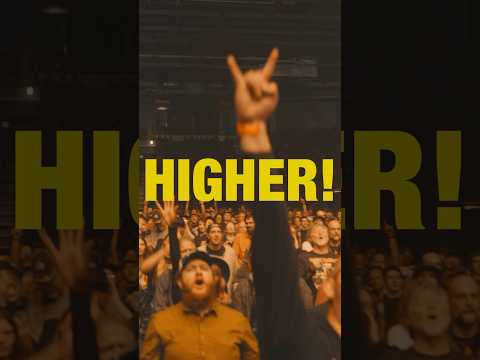 HIGHER! 🤘What an incredible feeling! 🥹 Have you been in the crowd when we’ve performed this? #shorts