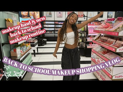 Back To School Makeup Shopping | makeup haul and makeup routine