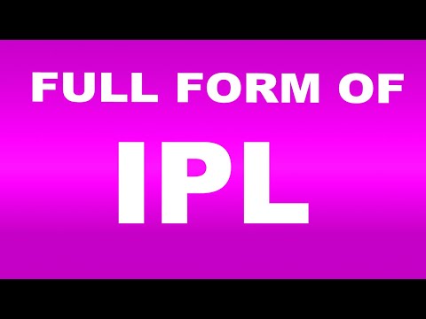 Full Form of IPL| What is IPL Full Form | IPL Abbreviation