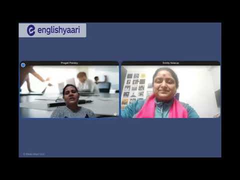 @English Yaari conversation about Health, walk,diet and Sahaja Yoga meditation with Pragti Panday