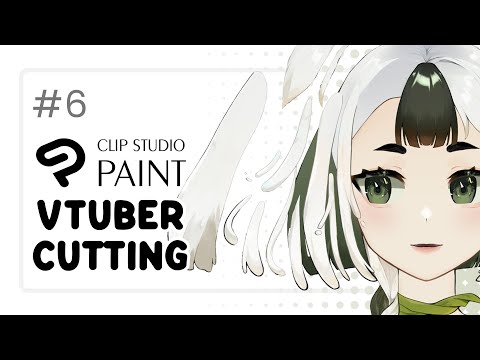 Live2D vtuber model cutting/separation 🍑 #6 (mouth, arms, skirt, and kimono)