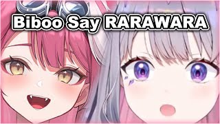 Raora has a challenge just for Biboo RARAWARA  |  『Hololive』