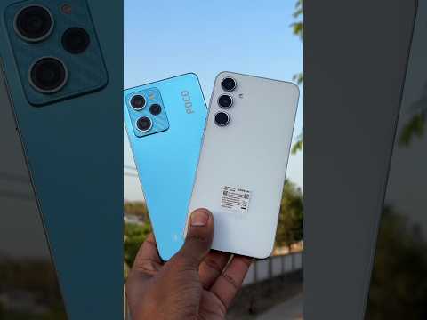 Samsung Galaxy A55 Vs Poco X5 Pro Comparison #shorts