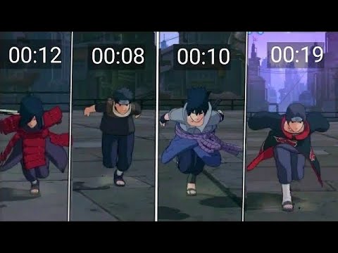 WHOS THE FASTEST UCHIHA Naruto ultimate Storms 4