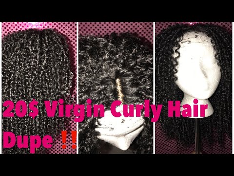 How To : DIY Quickweave Wig for under $25 | Outre Caribbean Curly Hair | Beauty Supply Store Hair ‼️