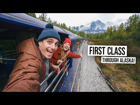 We Took a LUXURY Train Ride Across ALASKA! Full Tour + Exploring Denali!