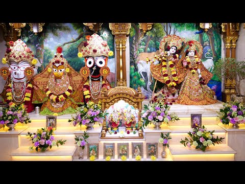 Deity Greetings and Srila Prabhupada Guru Puja - Friday 3rd January 2025