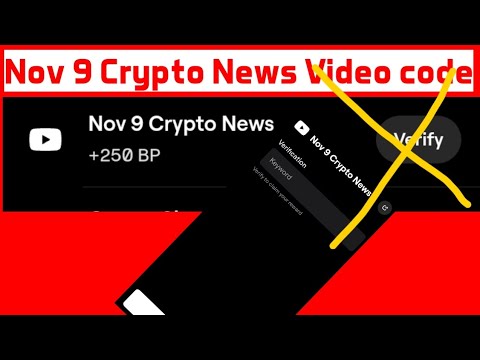 Nov 9 Crypto News Blum video code Blum Today code