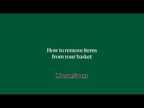 How to remove items from your basket