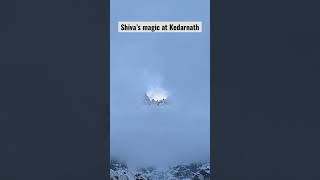 Shiva’s magic at Kedarnath opening #kedaranth #kedarnathtemple #kedarnathdham