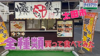 【太田市】爆じゅう餃子餃店💚1つ40gあるボリュームある餃子🥟お店にある全商品をレビュー🤤ジューシーな餡にした味がしっかりついている餃子🥟食べる時は酢かブラックペッパーがおすすめ😌