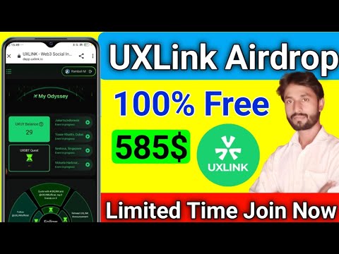 585$ instant free claim uxlink airdrop zero investment || uxlink airdrop instant claim uxuy token