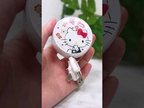 GARMMA 三麗鷗 HELLO KITTY PD快充雙孔充電器&PD快充多合一伸縮充電線&PD快充傳輸充電線