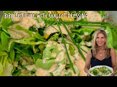 Refreshing Bibb Lettuce Salad with Tangy Shallot Dressing