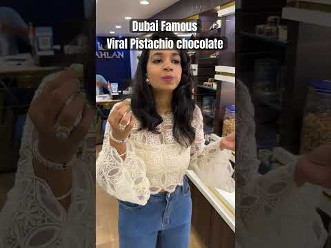 Dubai Viral Pistachio Chocolate/ Viral chocolate #pistachio #dubaichocolate #streetfood #ytviral