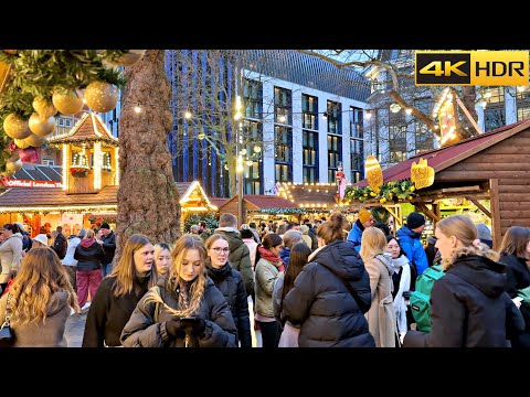 🎄London Christmas Walk-2024🎅🏻Christmas Markets & Bright Streets[4K HDR]