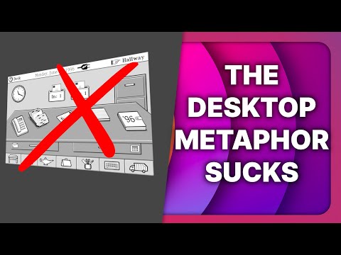 Why are we stuck with the old desktop metaphor?