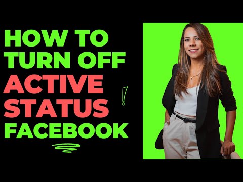 How to turn off active status on Facebook