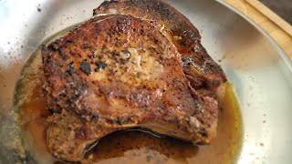 Amazing Pan Seared Thick Cut Pork Chops| How to cook Pork Chops