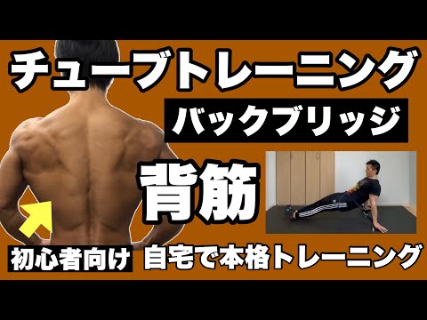 【体幹】背中、腰、お尻を鍛える！レベルアップチューブトレーニング