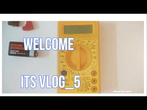 How to replace battery of DMM  ||  Digital multimeter battery replacement  ||  Vlog_5  #ethical life