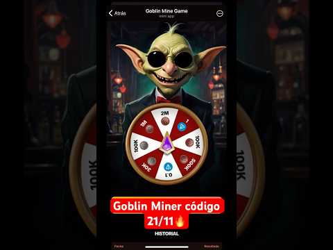 🔥Goblin Miner Código 21/11 #goblinmine https://t.me/GoblinMine_bot/start?startapp=1583526584