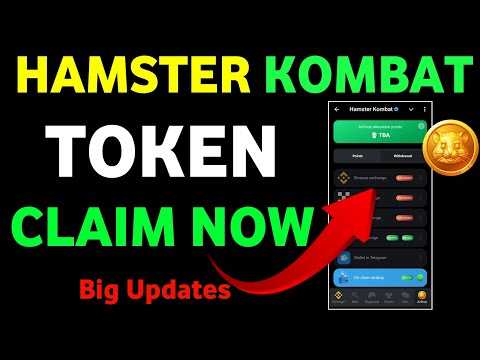 HAMSTER KOMBAT TOKENS WITHDRAWAL || HAMSTER TOKEN CLAIM KAISE KARE