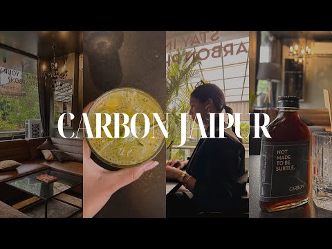 Carbon Cafe: A Must Visit Coffee Bar in Jaipur | India Vlog 67