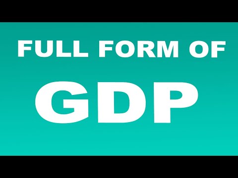 Full Form of GDP | What is GDP Full Form | GDP Abbreviation