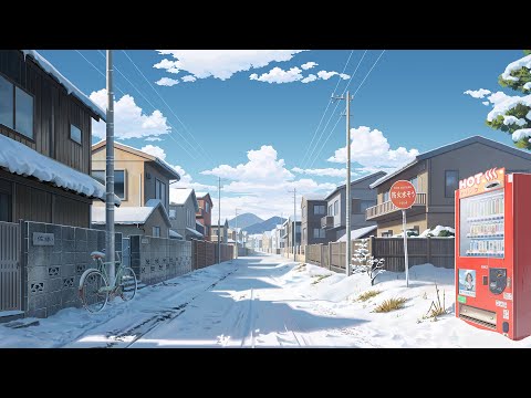 winter in japan. 🧣 anime lofi mix