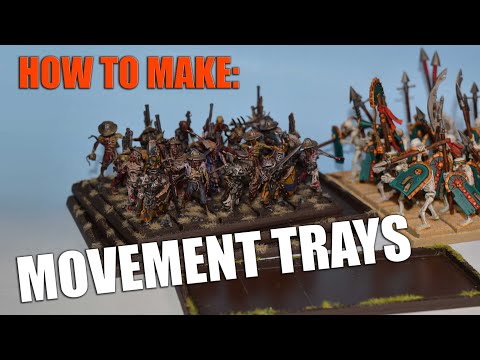 Make your own movement trays for Warhammer: The Old World!