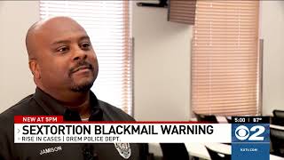 Orem police issue warning about increase in online blackmail complaints