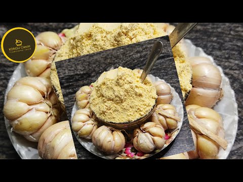 Poondu podi |Garlic podi |Idli podi |புதுமையான சுவையில் இட்லி. சாதப் பொடி