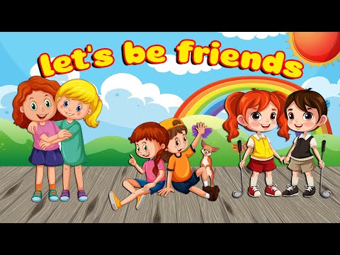 let's be friends nursery rhymes by lilibo | wholesome kids content