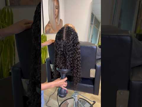 Blending her Natural Hair with Extensions