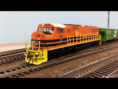 HO Athearn Genesis SD60M - Buffalo & Pittsburg Railroad - First Test Run on the Layout