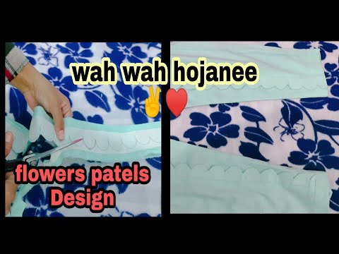 Beautiful and Stylish Trouser/Poncha Design Cutting and Stitching || latest Trouser Collection 2020