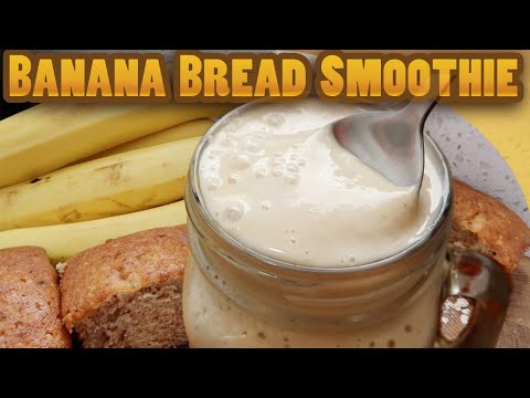 BANANA BREAD SMOOTHIE Recipe!  Unique Smoothie Recipe from Blue Diamond Almonds (My Review included)