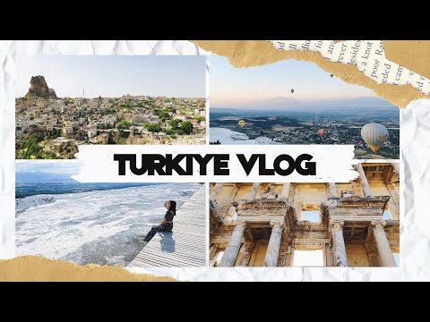 Turkey Travel Vlog 土耳其之旅 2024 | Istanbul | Cappadocia | Pamukkale | Ephesus | Hot Air Balloon